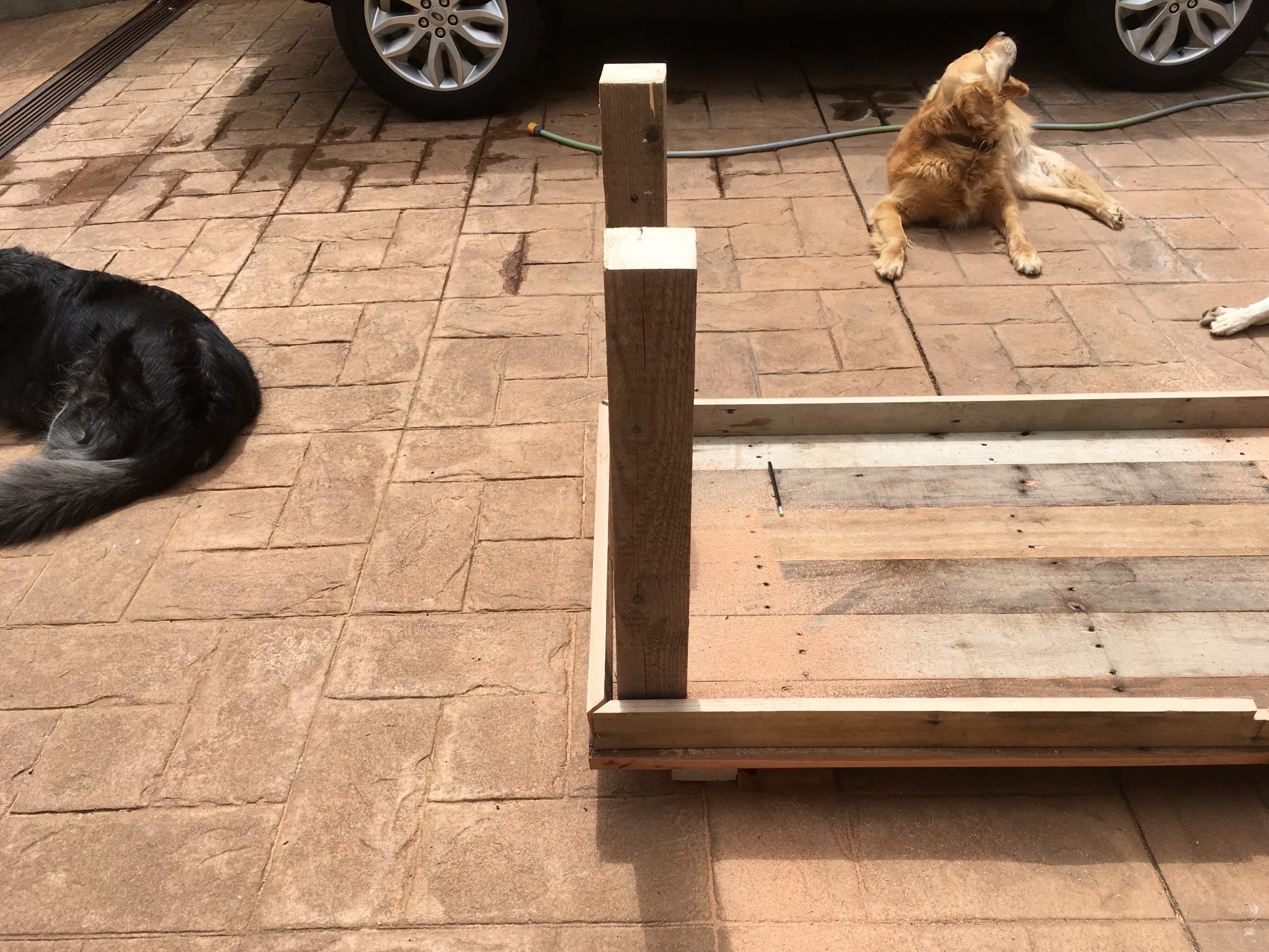 A test fit after everything was cut to length